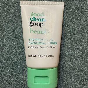 Good clean Goop Beauty fruit facial Exfoliating Scrub